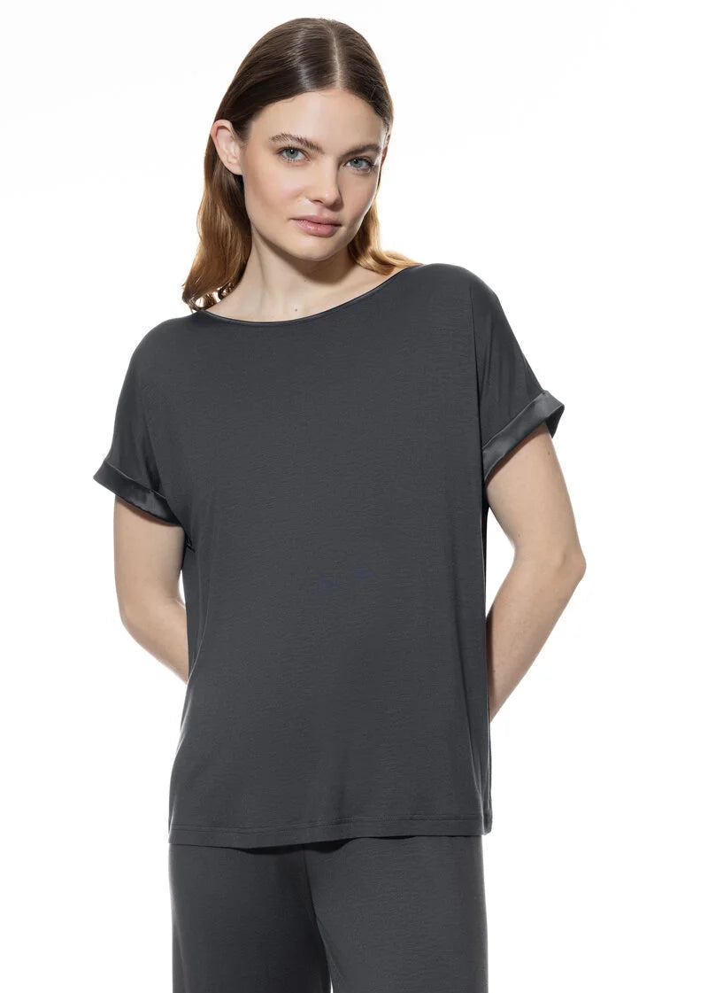 T-skjorte loungewear pysjamas modal grå Mey pure chic, nattøy dame norge frilin