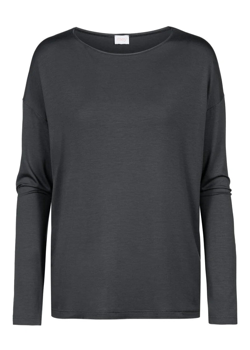 Genser modal grå pysjamas pure chic Mey grey, nattøy loungewear dame norge frilin