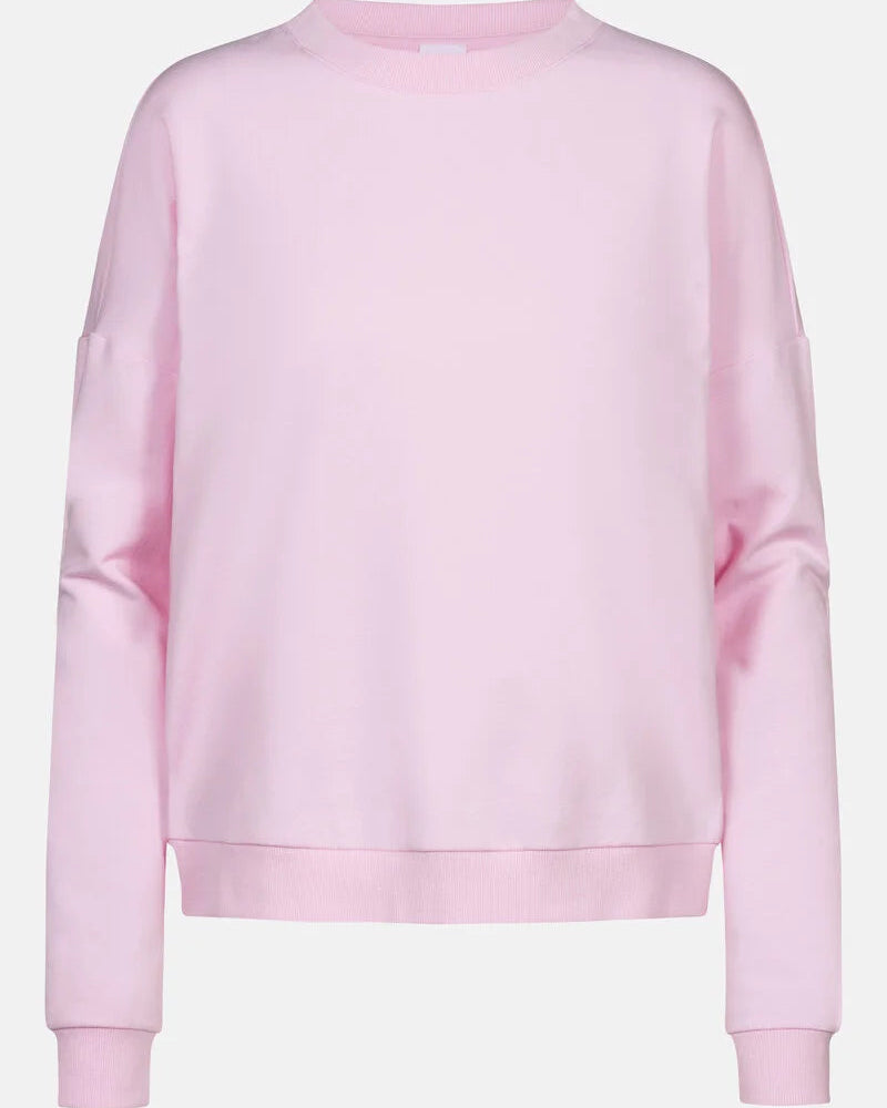 Sweatshirt jumper genser loungewear Mey, rosa soft pink bomull cotton, Nattøy undertøy dame norge frilin
