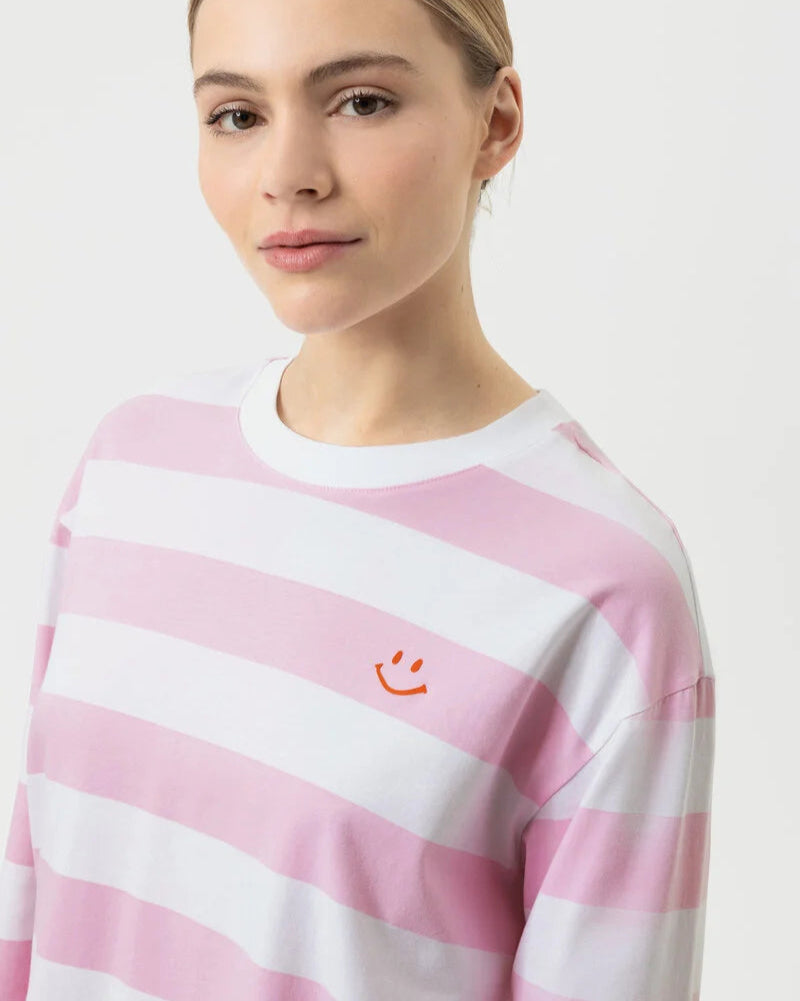 Sweatshirt jumper genser loungewear Mey, rosa soft pink bomull cotton, Nattøy undertøy dame norge frilin