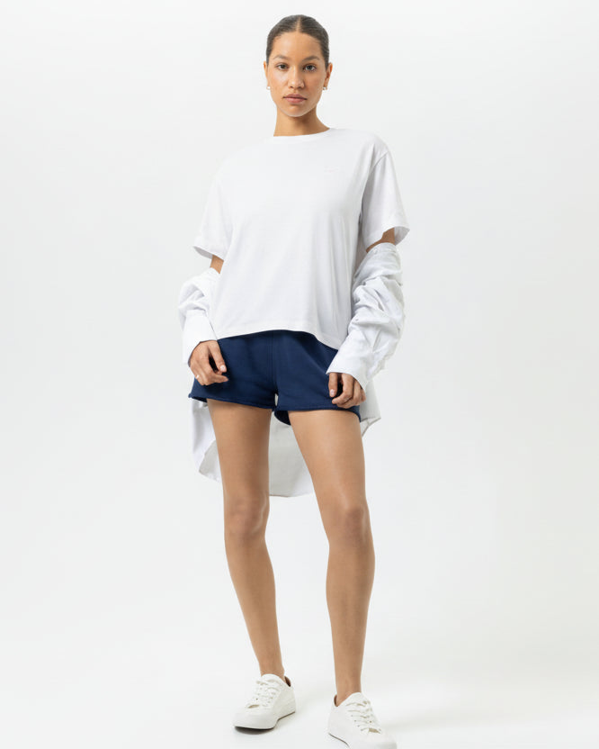 T-skjorte loungewear Mey, hvit white bomull cotton, Nattøy undertøy dame norge frilin