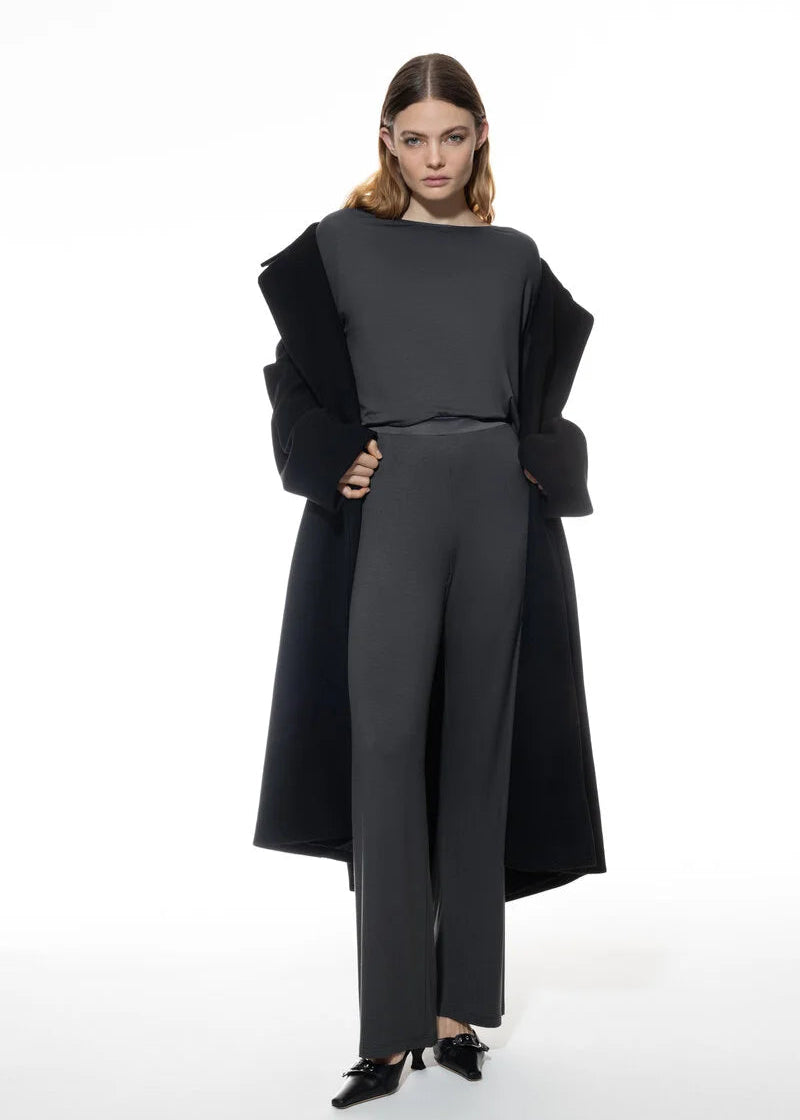T-skjorte loungewear pysjamas modal grå Mey pure chic, nattøy dame norge frilin