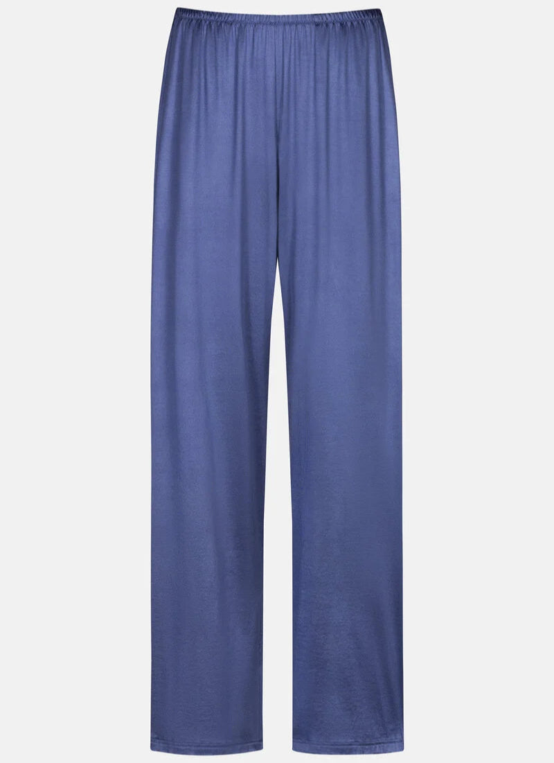 Pysjamas bukse nattbukse loungewear viskose nattøy, blå blue pure shine Mey, norge dame frilin
