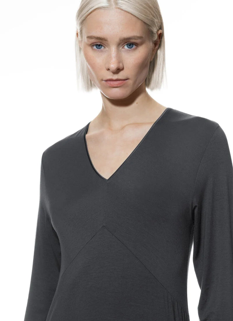 Nattkjole lang grå modal Mey Pure chic grey, nattøy undertøy dame norge frilin