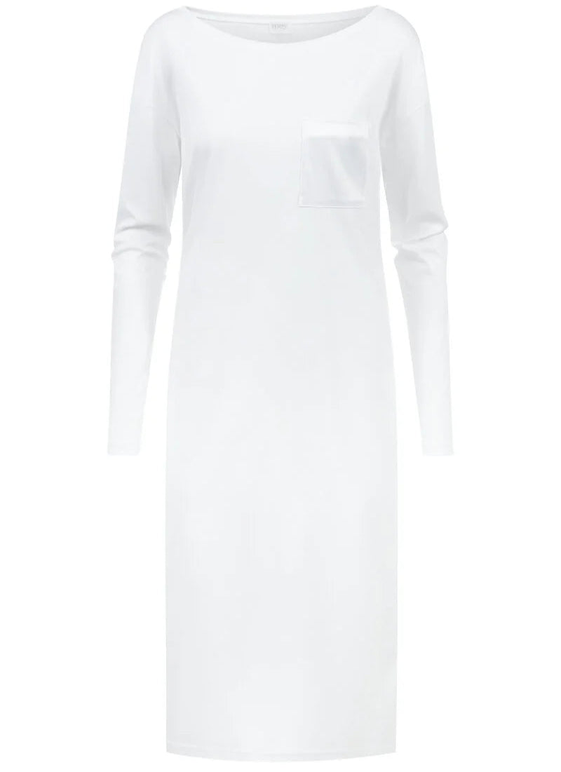 Nattøy pysjamas bomull, dame norge, mey sleepsation Malea, nattkjole nightgown hvit white