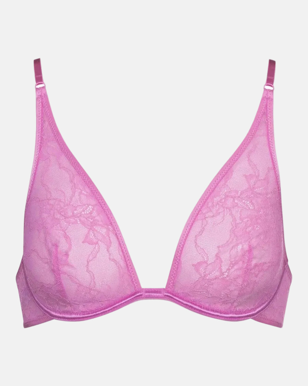 Undertøy plunge BH triangel, dame Norge, rosa, Mey fabulous
