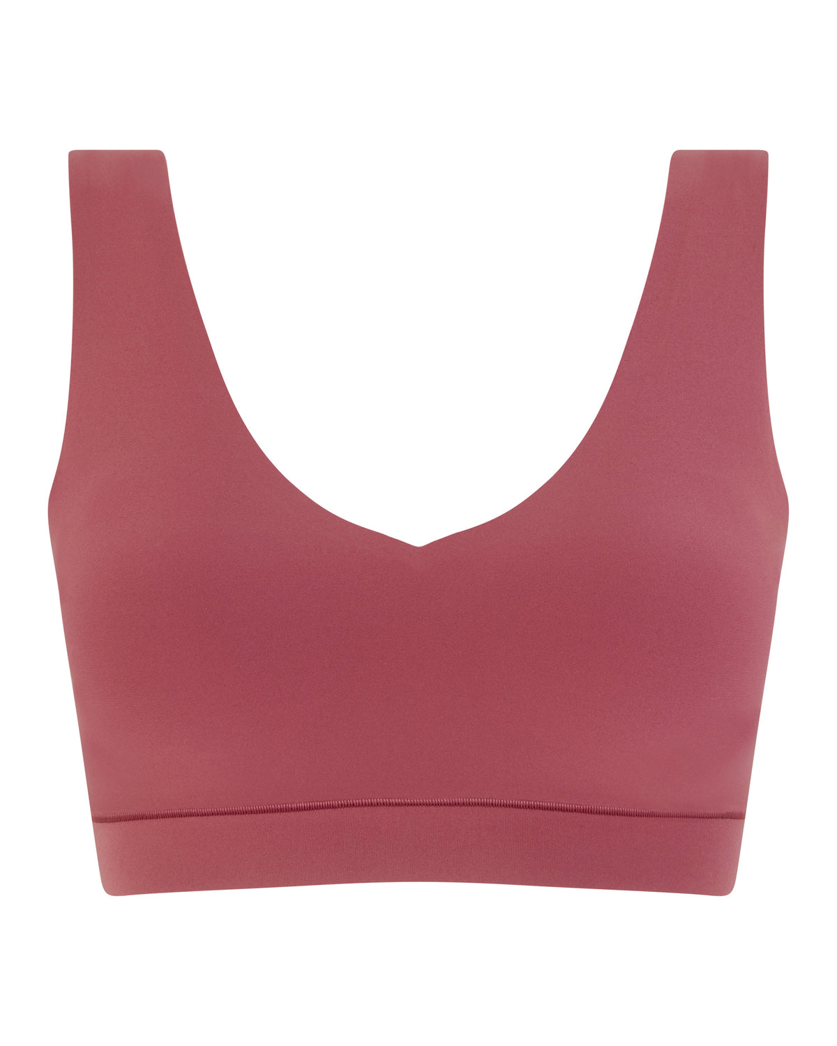 Undertøy bralette topp, stretch sømløs, sepia burgunder, dame Norge, Chantelle