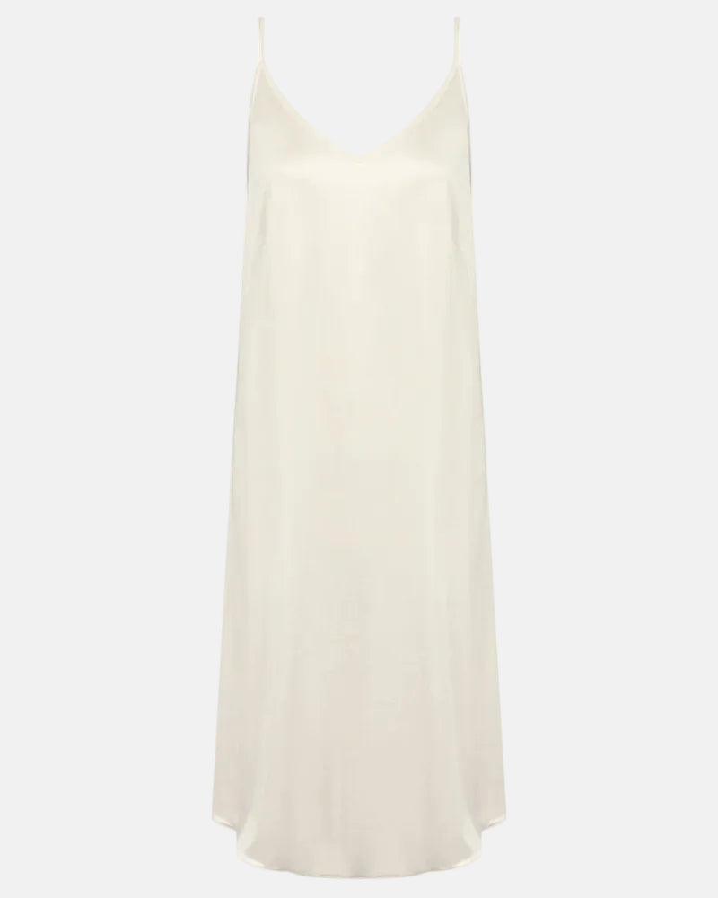 Kjole underkjole nattkjole viskose modal nattøy, Mey coco, frilin dame norge, hvit off white ivory champagner beige