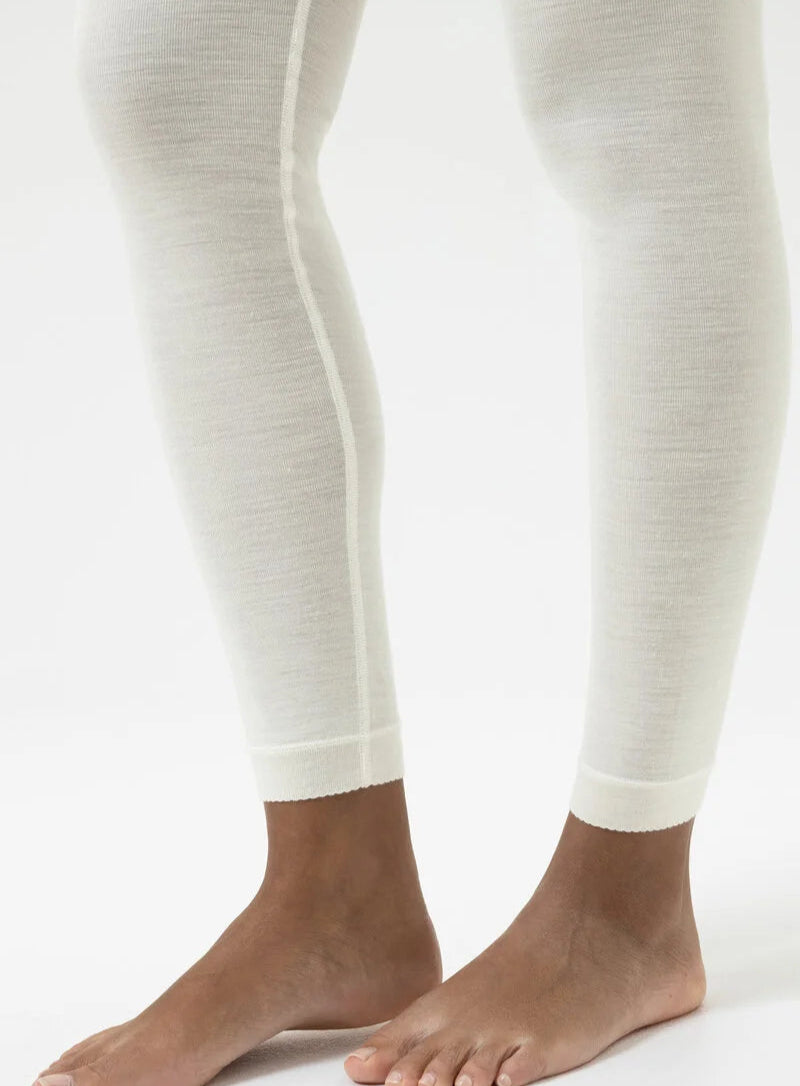 Ullundertøy stilongs leggings merinoull silke, mey exquisite, white hvit, frilin undertøy norge