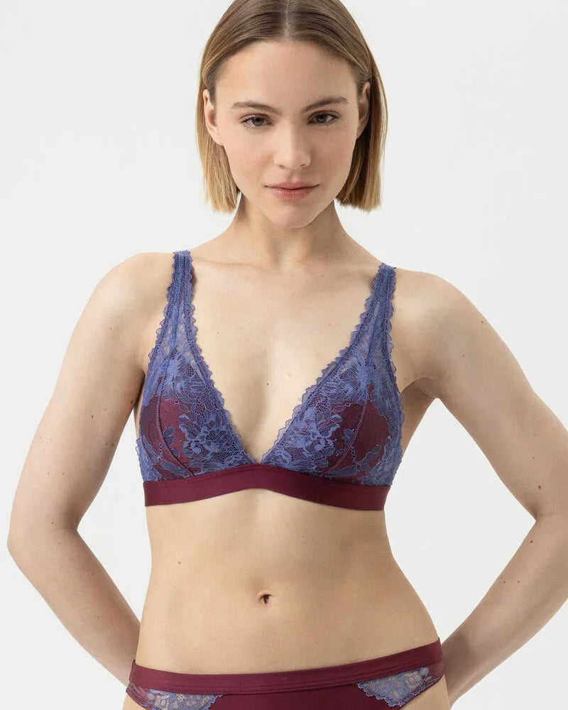 Triangel BH spilefri Mey poetry dream boysenberry burgunder blå, undertøy dame norge Frilin