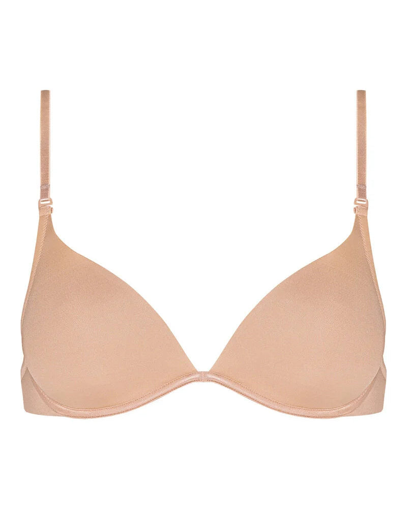 BH push-up vattert glatt nude cream tan, Joan Mey, Undertøy norge dame Frilin