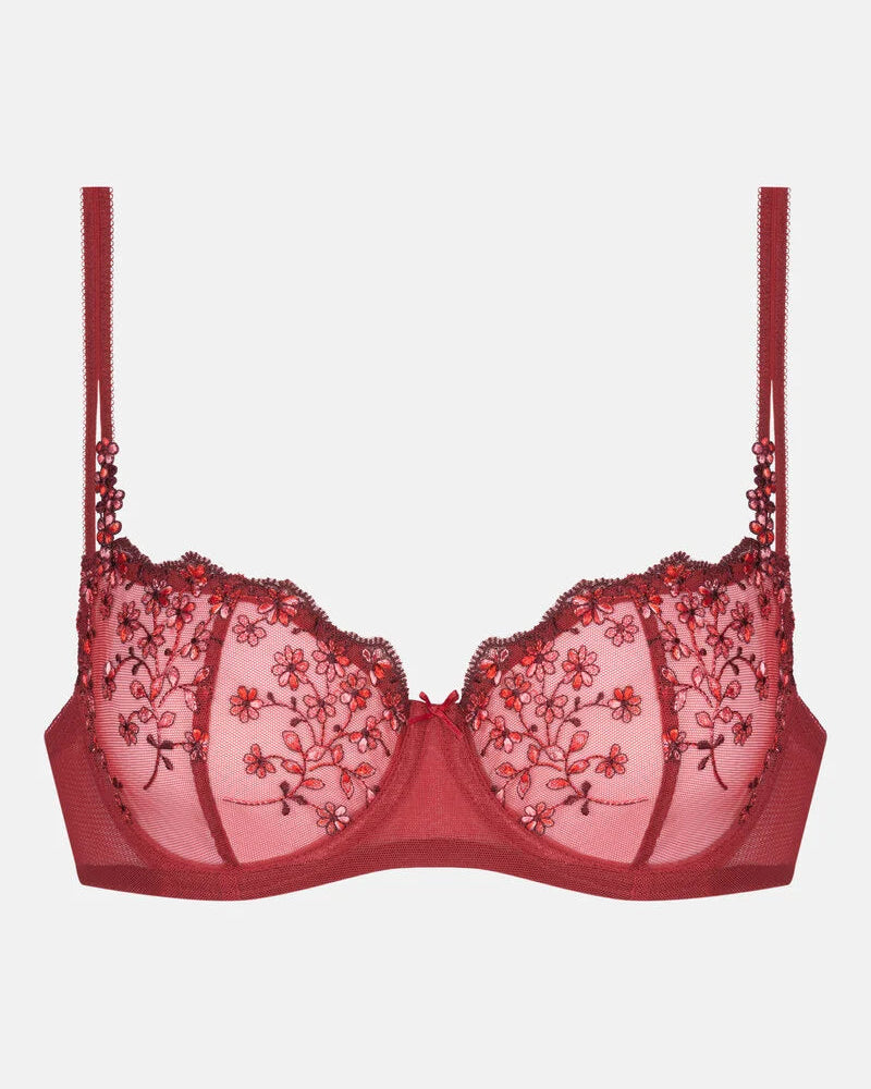 BH Mey delightful rød red halv cup balconette uvattert uten padding, undertøy dame norge frilin