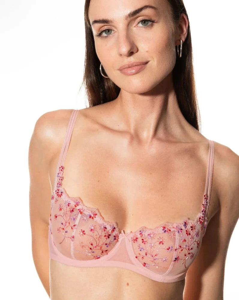 Undertøy BH balconette demi halv cup, dame norge, mey rosa