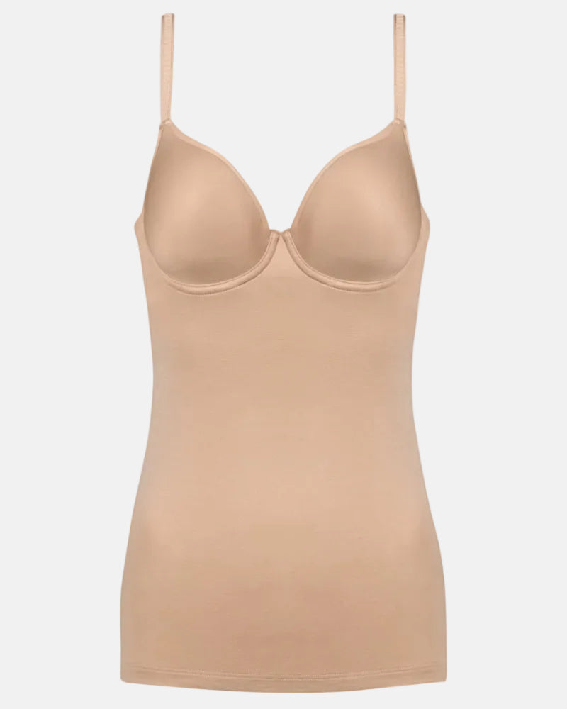 BH-topp singlet Full cup spacer glatt cream tan beige nude, Joan Mey, Undertøy norge dame Frilin