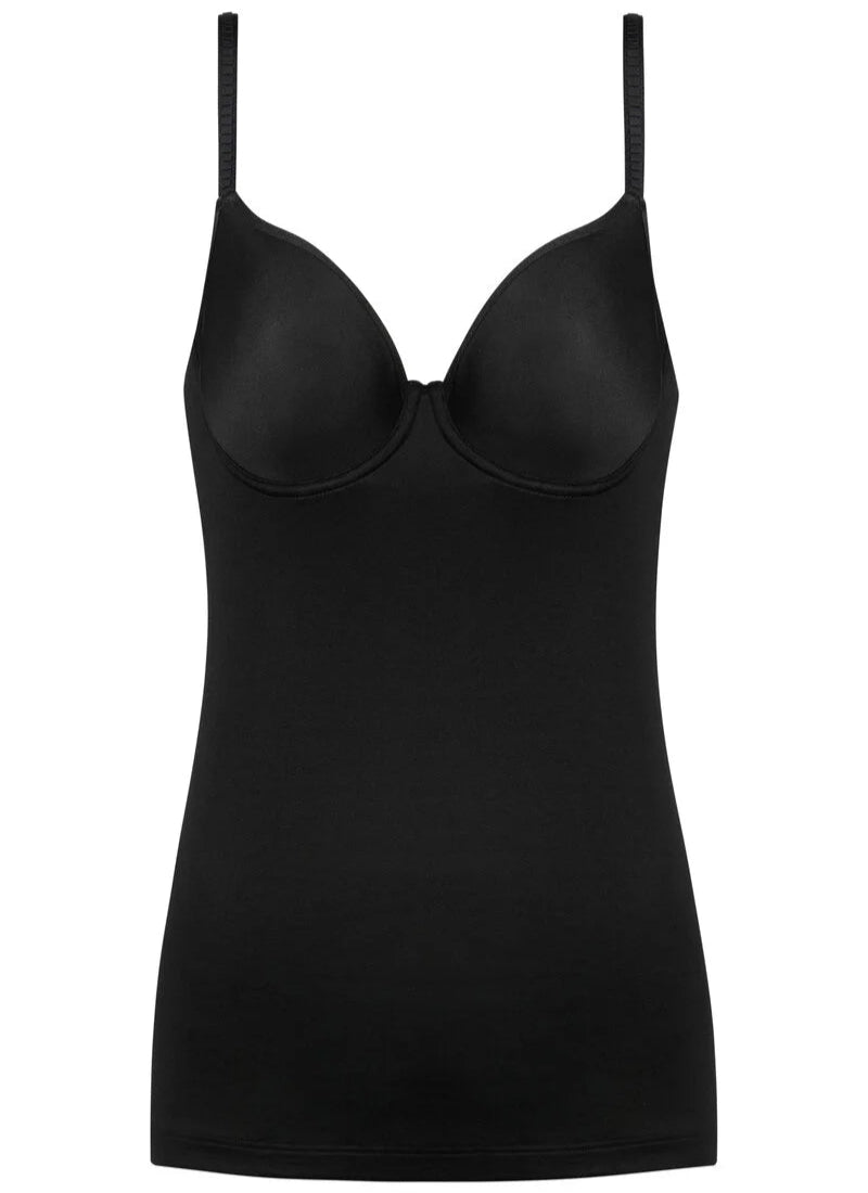 BH-topp singlet Full cup spacer glatt svart black, Joan Mey, Undertøy norge dame Frilin