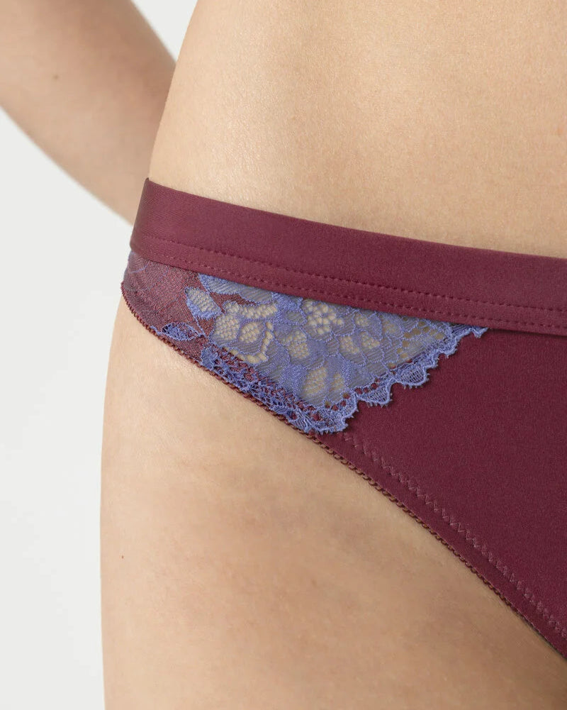 Truse brazilian Mey poetry dream boysenberry burgunder blå, undertøy dame norge Frilin