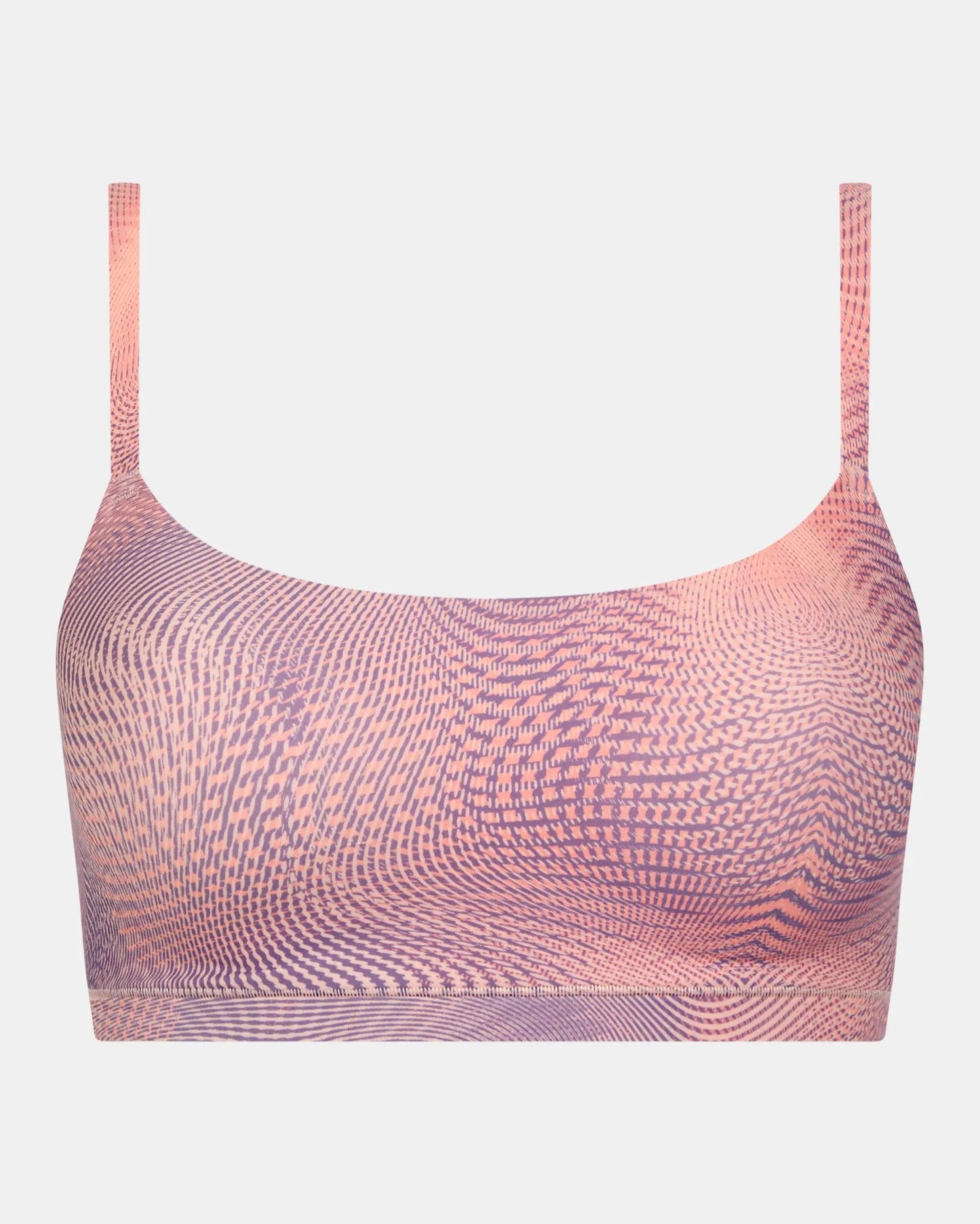 Bralette softstretch topp spilefri chantelle, mønster Iris print, undertøy sømløs dame norge Frilin