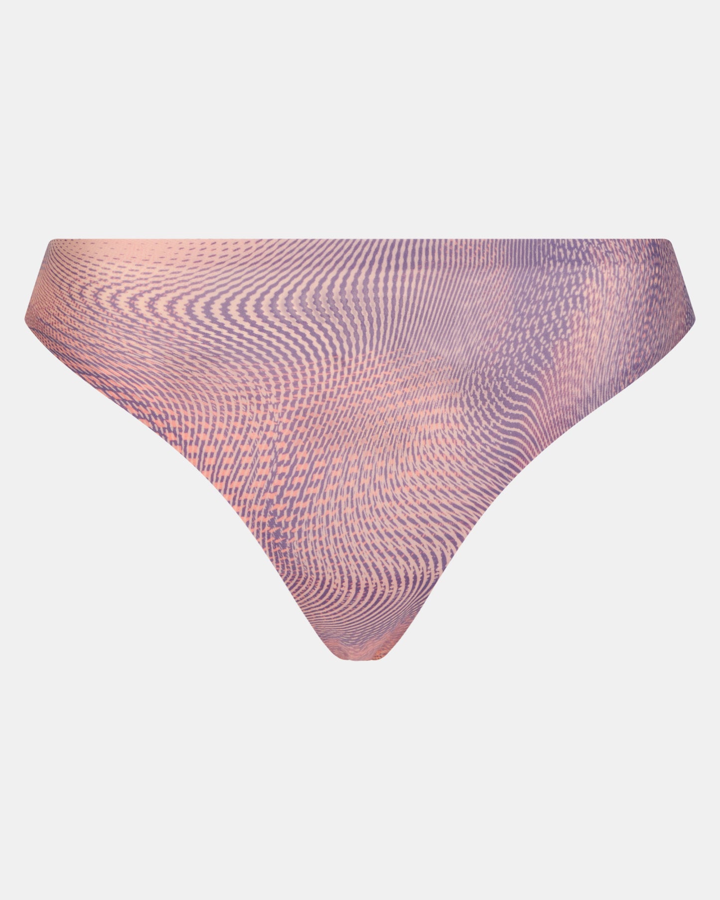 Thong string sømløs, mønster Iris print, softstretch chantelle, undertøy Frilin norge dame