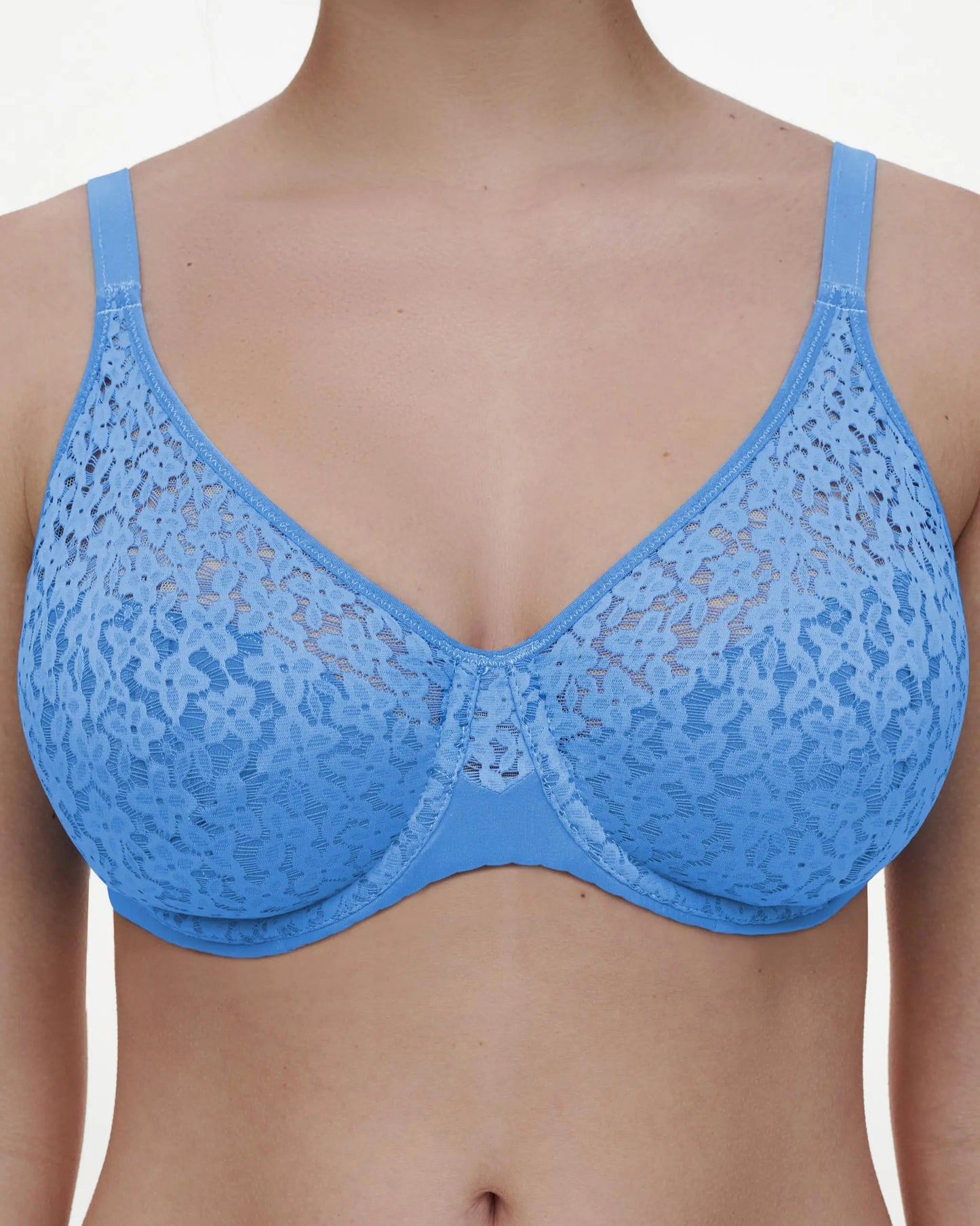 BH Full cup Covering molded comfort, blå antoinette Chantelle Norah Undertøy frilin dame