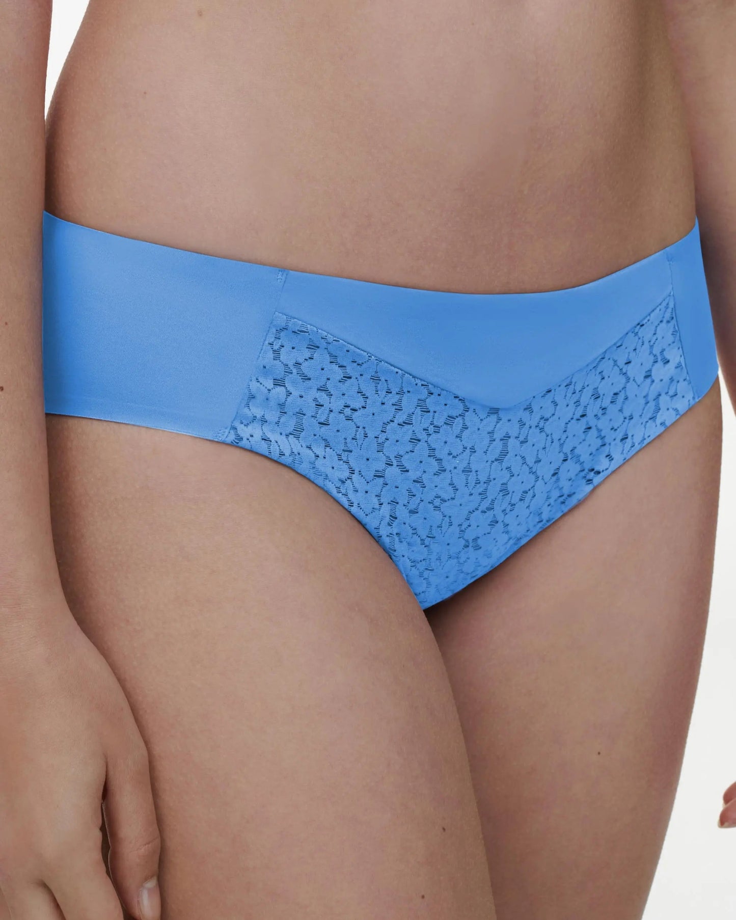 Truse tai bikini blå antoinette blonde, Chantelle Norah, undertøy dame frilin frilin.no