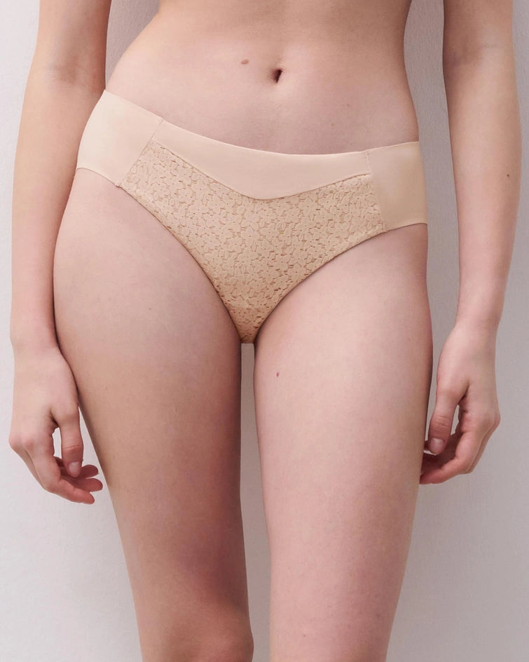 Truse tai bikini beige blonde, Chantelle Norah, undertøy dame frilin frilin.no