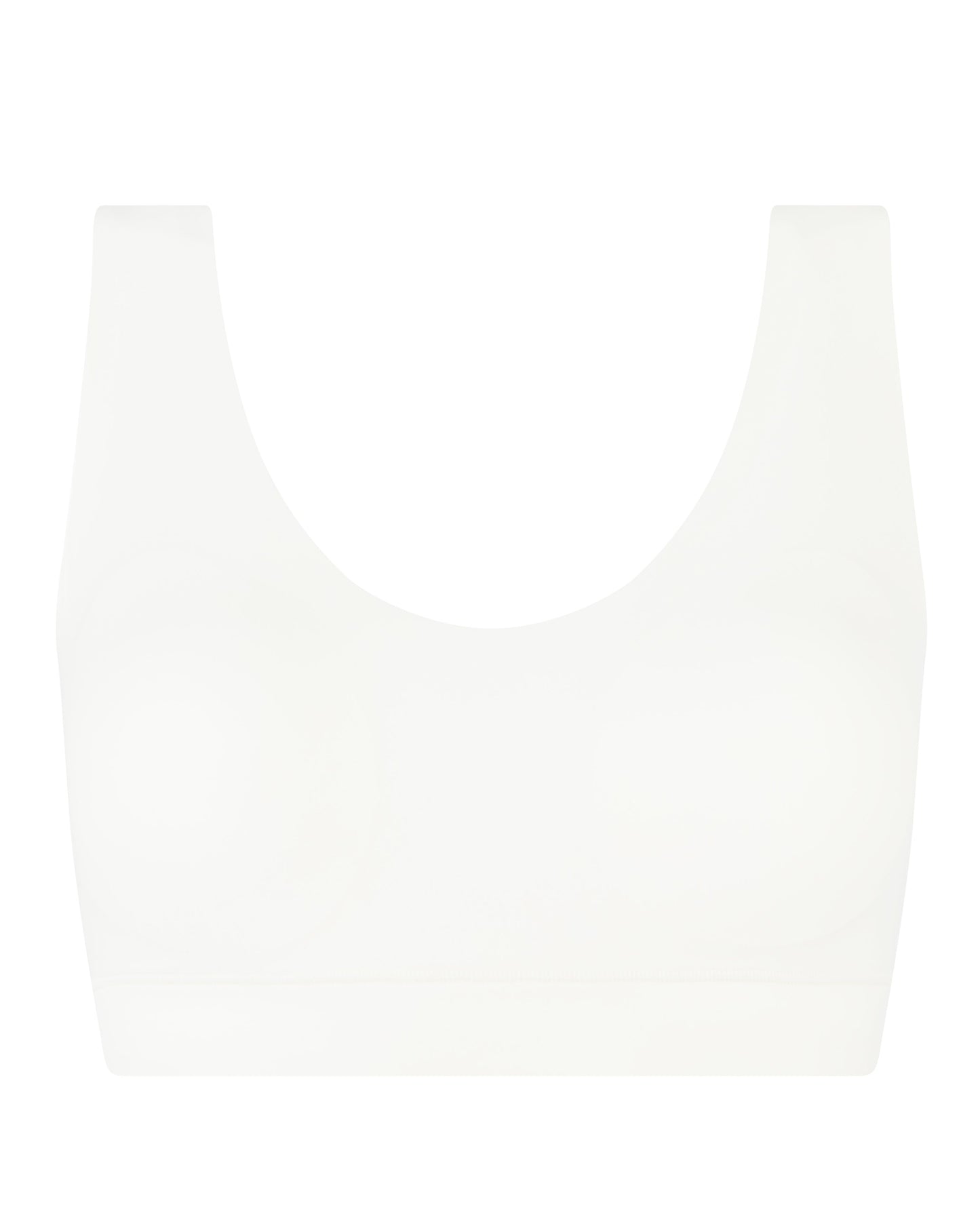 Softstetch bralette topp padded hvit ivory, chantelle frilin, BH undertøy norge dame