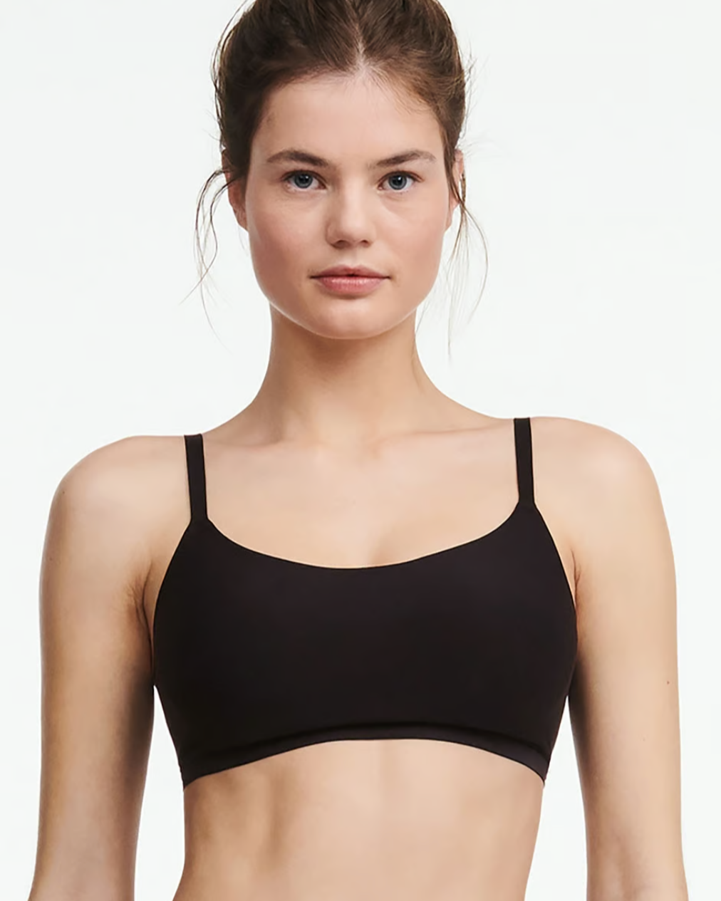 Softstetch bralette svart black, chantelle frilin, BH undertøy norge dame