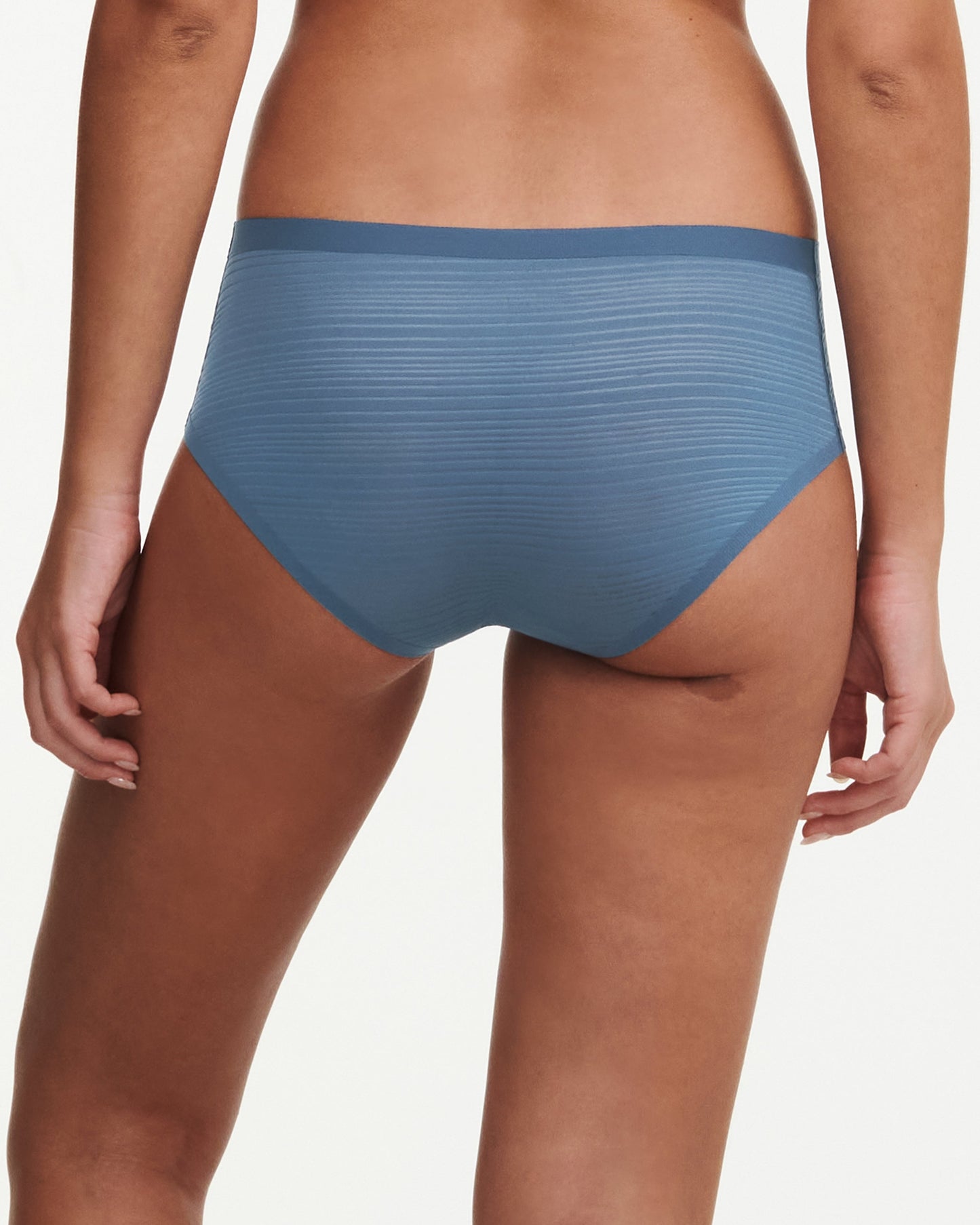Undertøy hipster truse, dame norge, chantelle, softstretch stripes, blå jeans