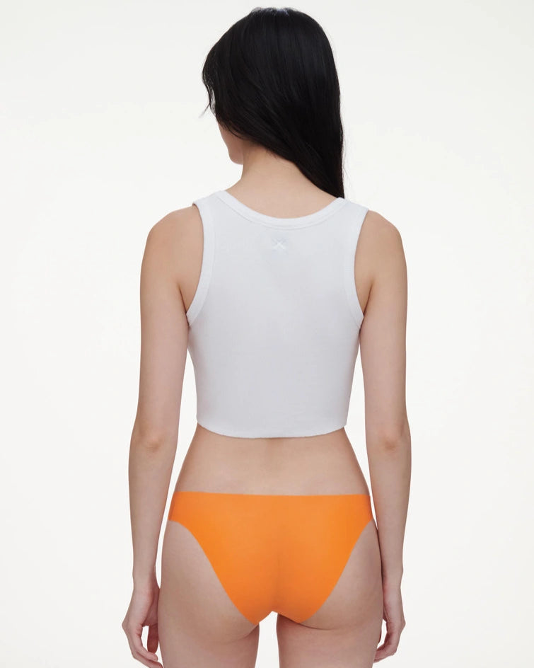 Undertøy truse sømløs oransje orange brief, norge dame, chantelle pulp, frilin.no frilin