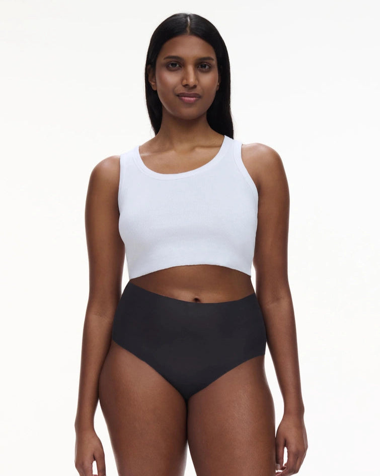 Undertøy truse high waist sømløs seamless, dame norge, Chantelle pulp, svart black