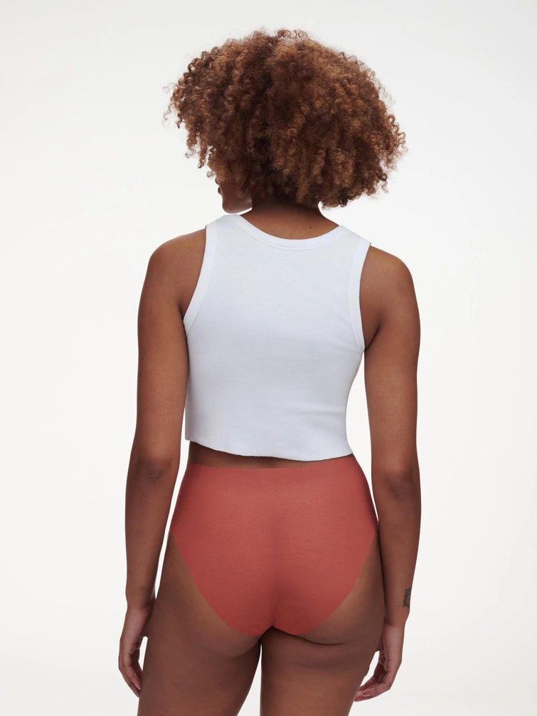 Undertøy truse høyt liv, high waist brief, dame norge, chanelle pulp pulpies, amber brun rød