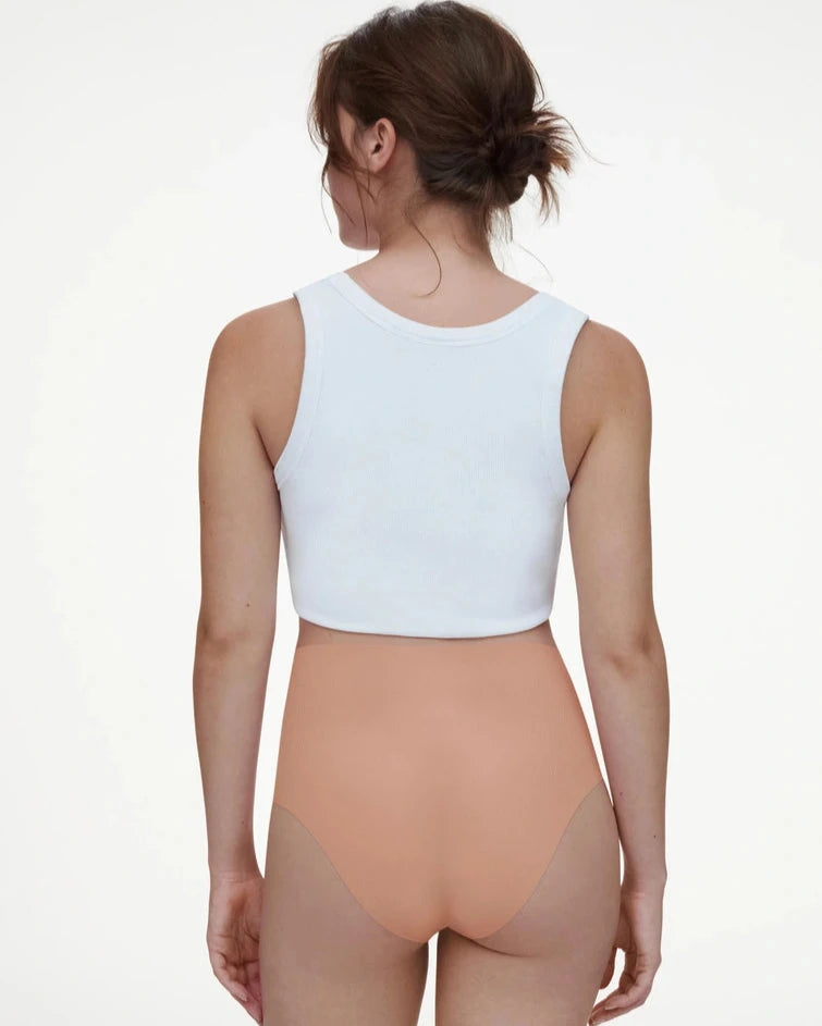 Undertøy truse høyt liv high waist, chantelle pulpies, nude beige blush