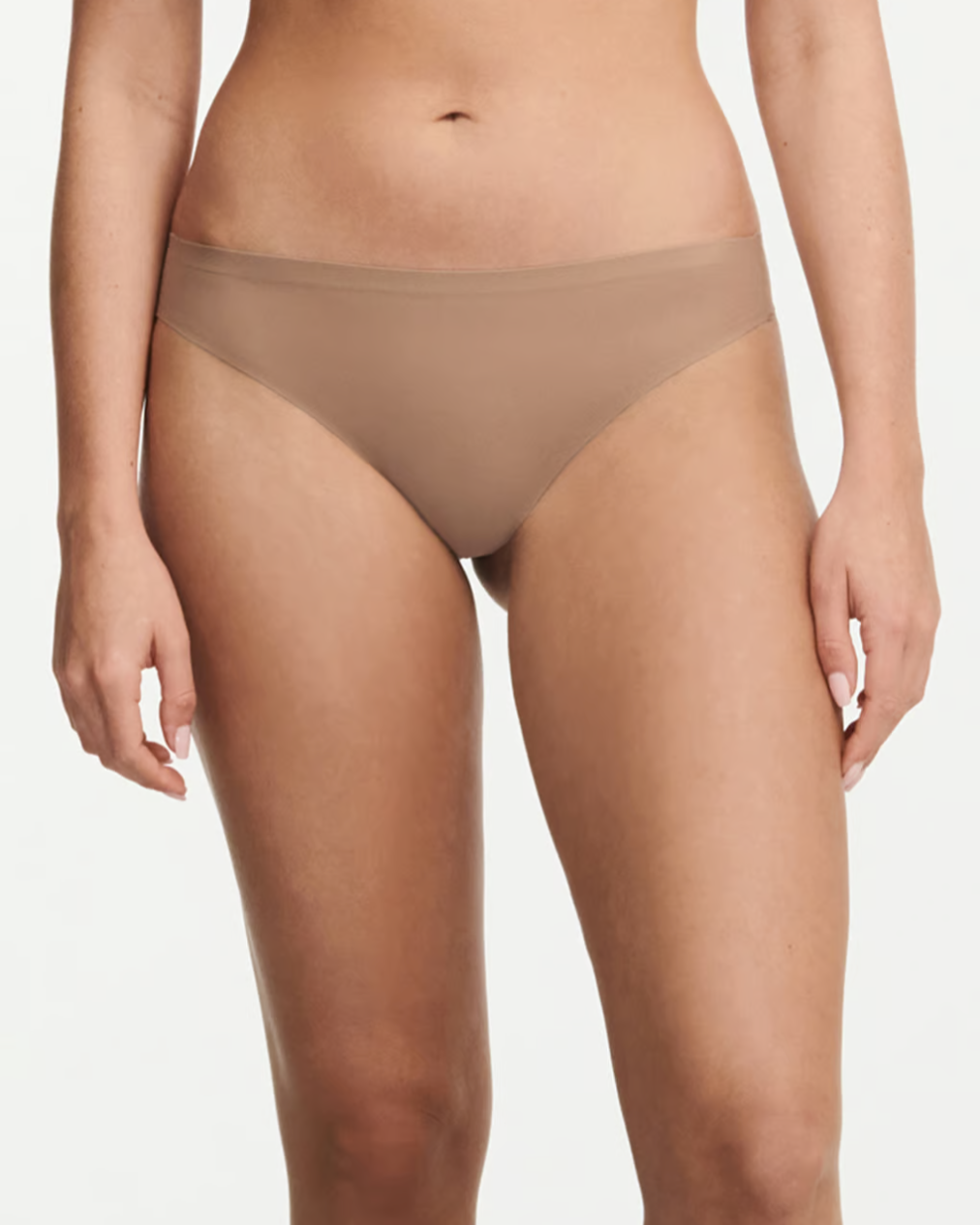 thong softstretch string sømløs, beige coffee latte, chantelle, undertøy dame norge