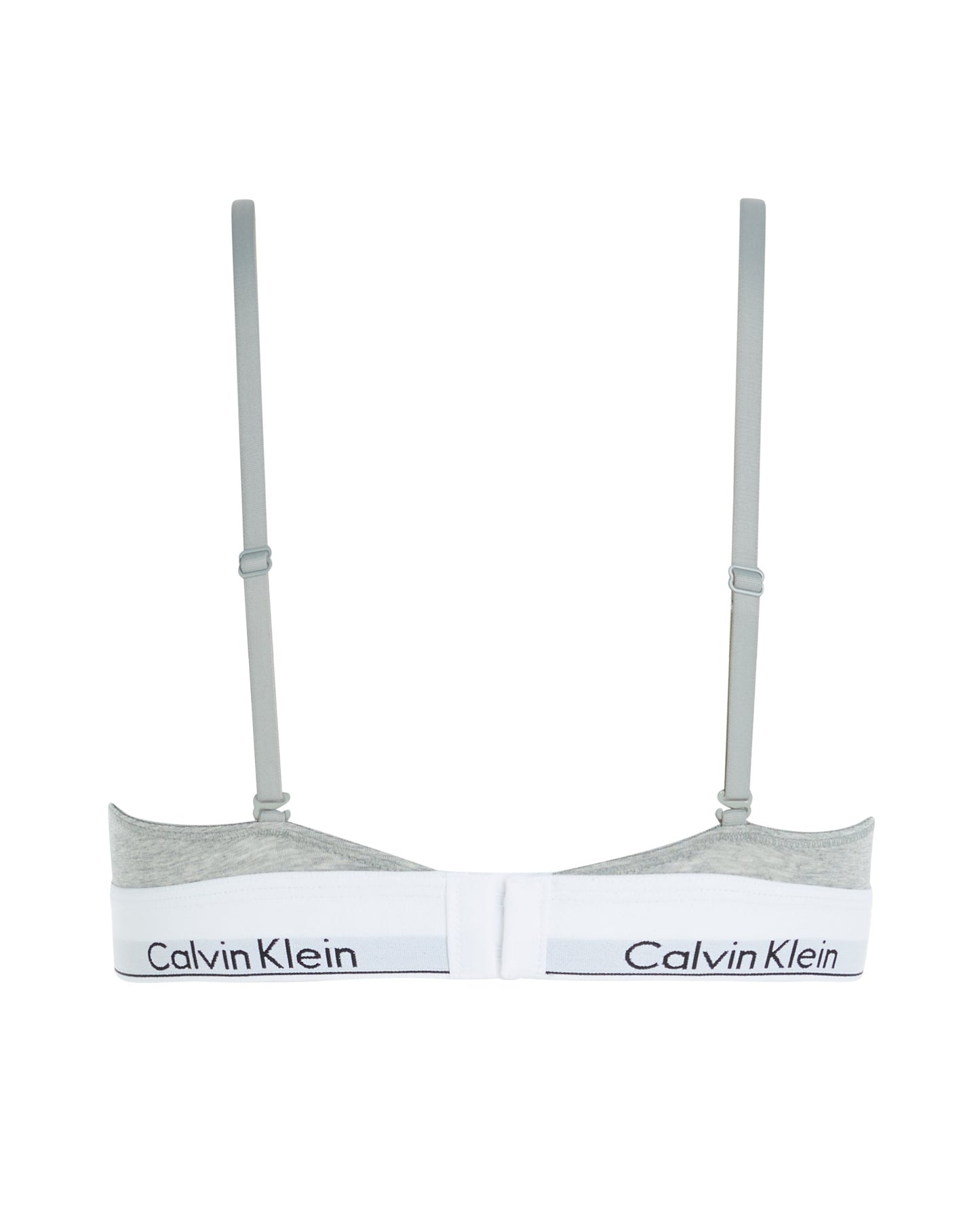 Calvin Klein bralette triangel, undertøy, bomull grå