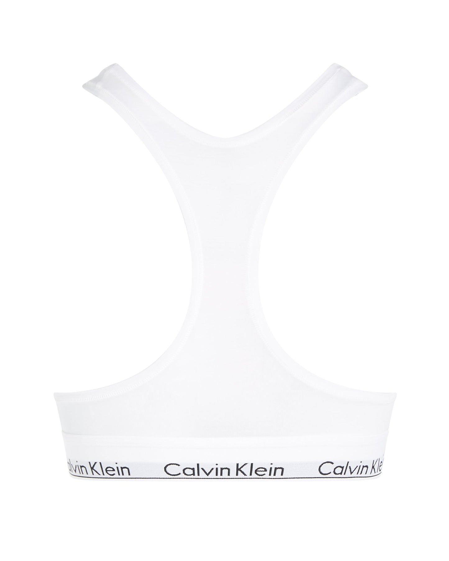 Bralette Calvin Klein icon cotton modal white hvit bomull topp, undertøy frilin norge