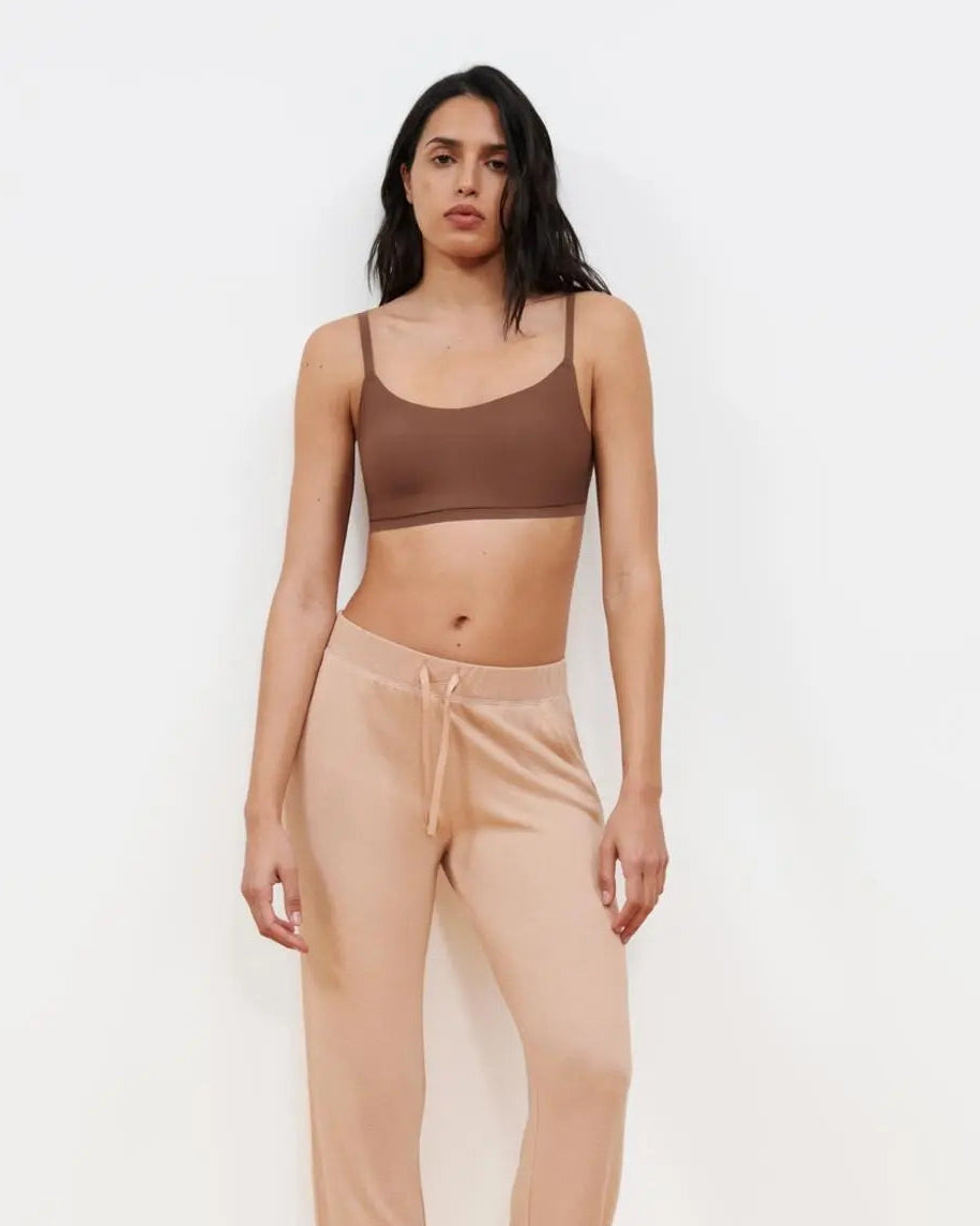 Bralette softstretch brun cacao sømløs undertøy, chantelle dame norge Frilin