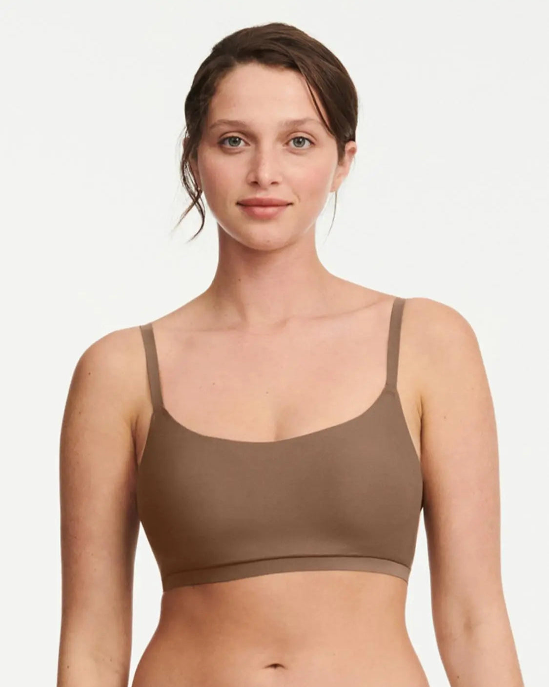 Bralette softstretch brun cacao sømløs undertøy, chantelle dame norge Frilin