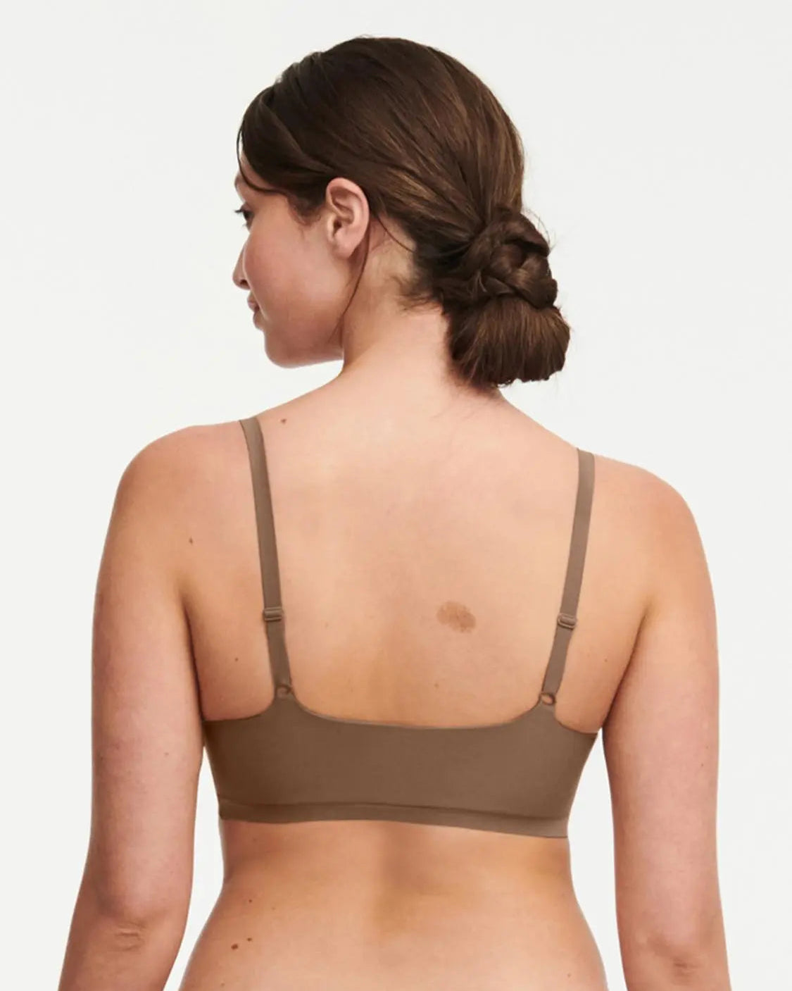 Bralette softstretch brun cacao sømløs undertøy, chantelle dame norge Frilin