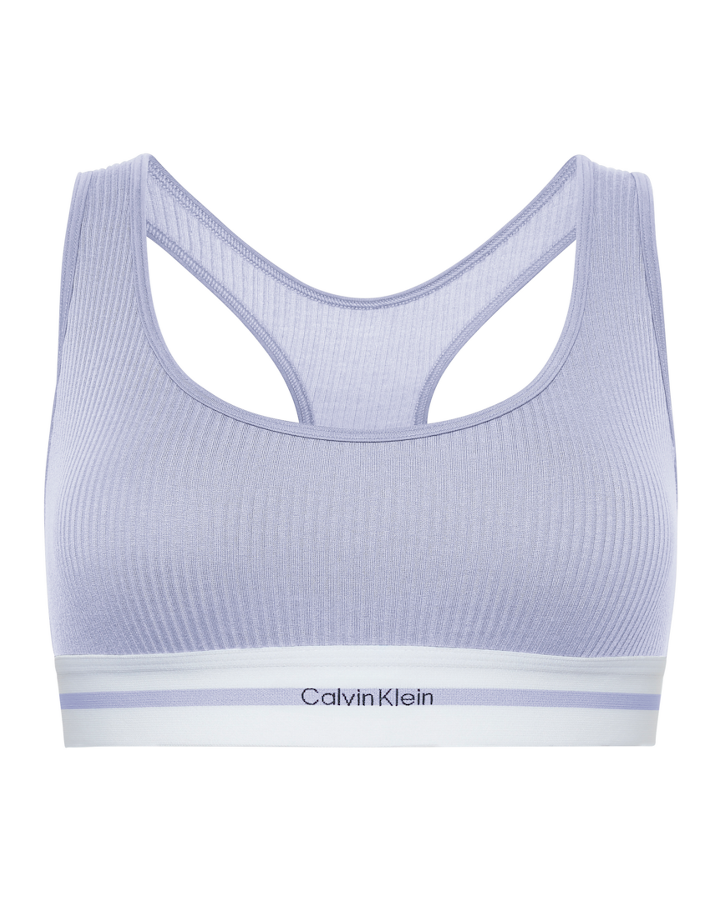 Bralette Calvin Klein bomull rib lilla purple, cotton modal, frilin
