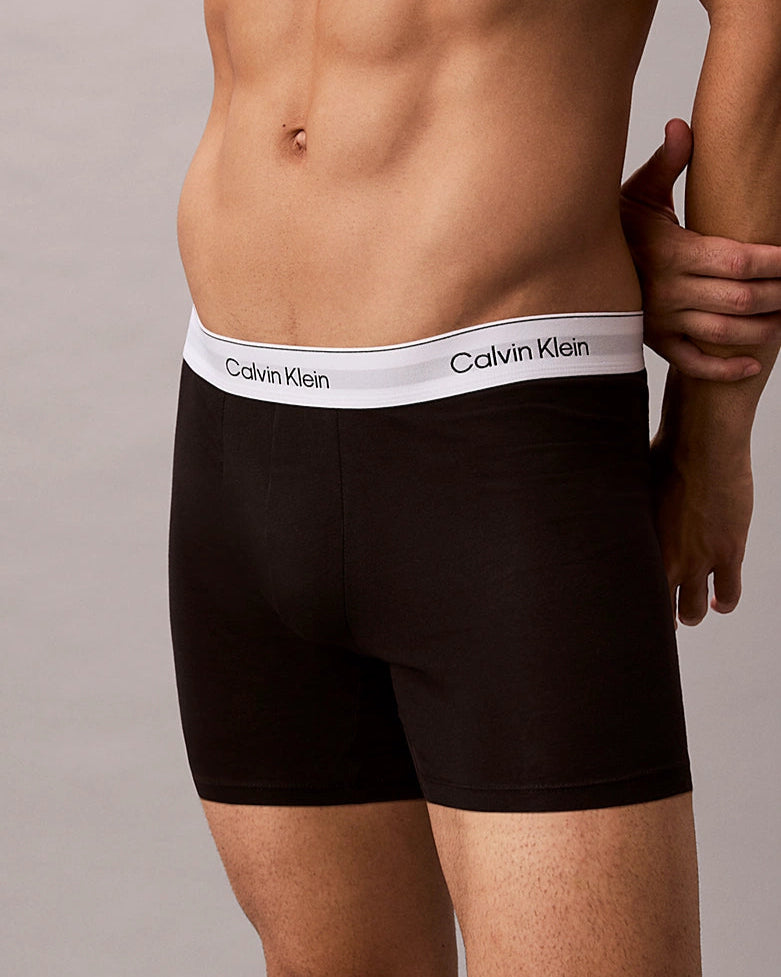 Boxer herre 3 pakk calvin klein, svart underbukse, Frilin undertøy underwear