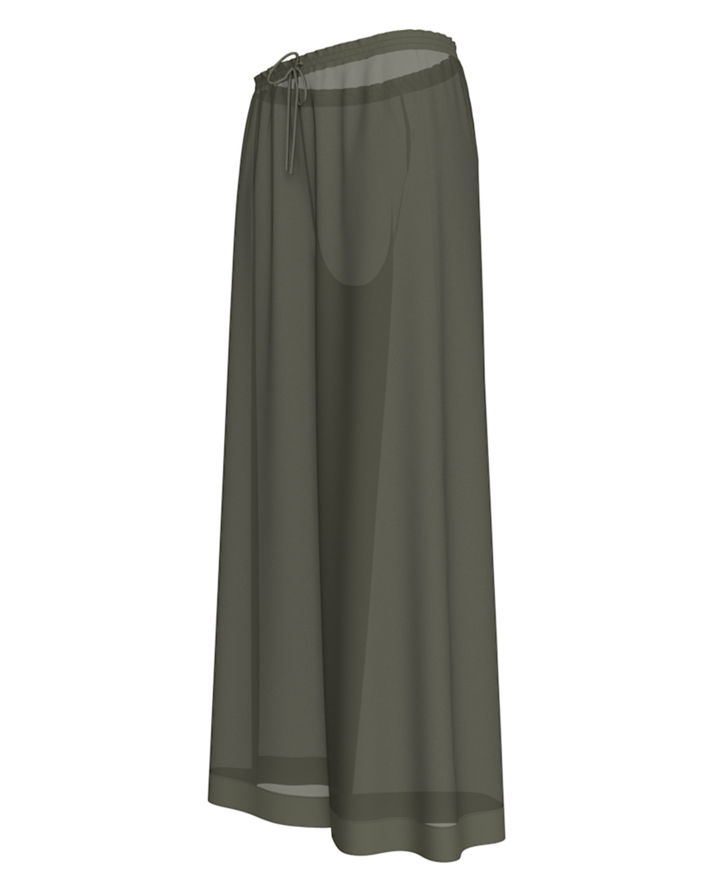 Bukse pants Calvin Klein swimwear dusty olive viskose, norge frilin badetøy
