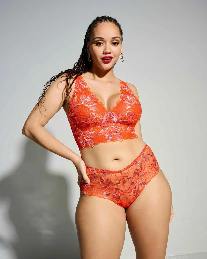 Curvy plungie bralette, Paradiso