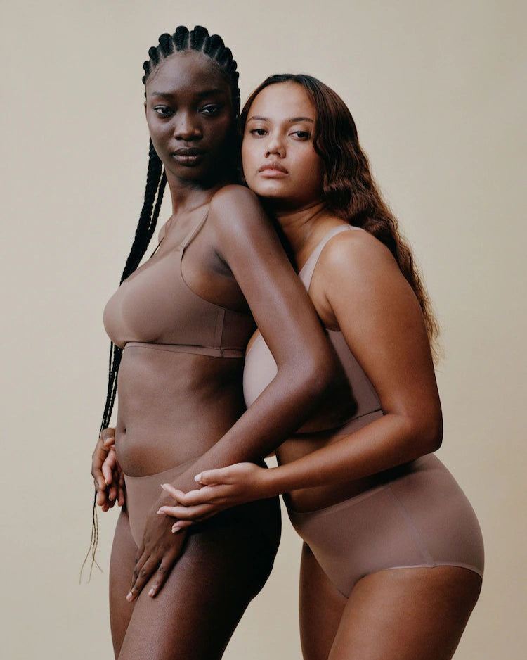 Bralette softstretch brun cacao sømløs undertøy, chantelle dame norge Frilin