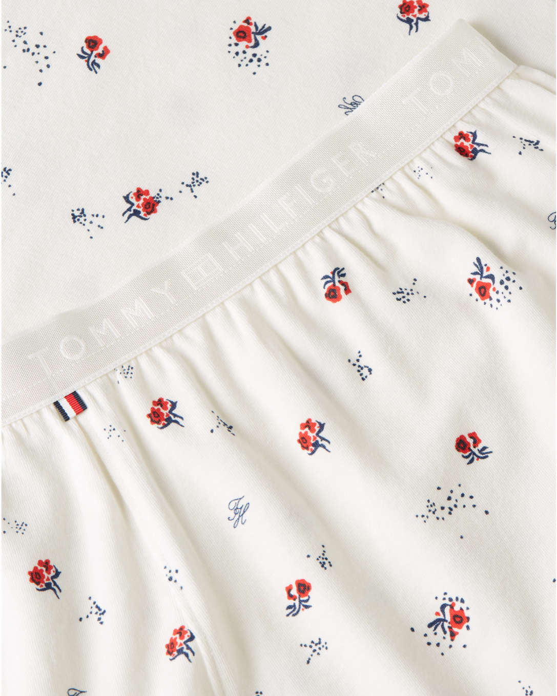 Nattøy loungewear pysjamas Tommy Hilfiger bomull cotton modal, bukse bottoms essential print, dame norge frilin