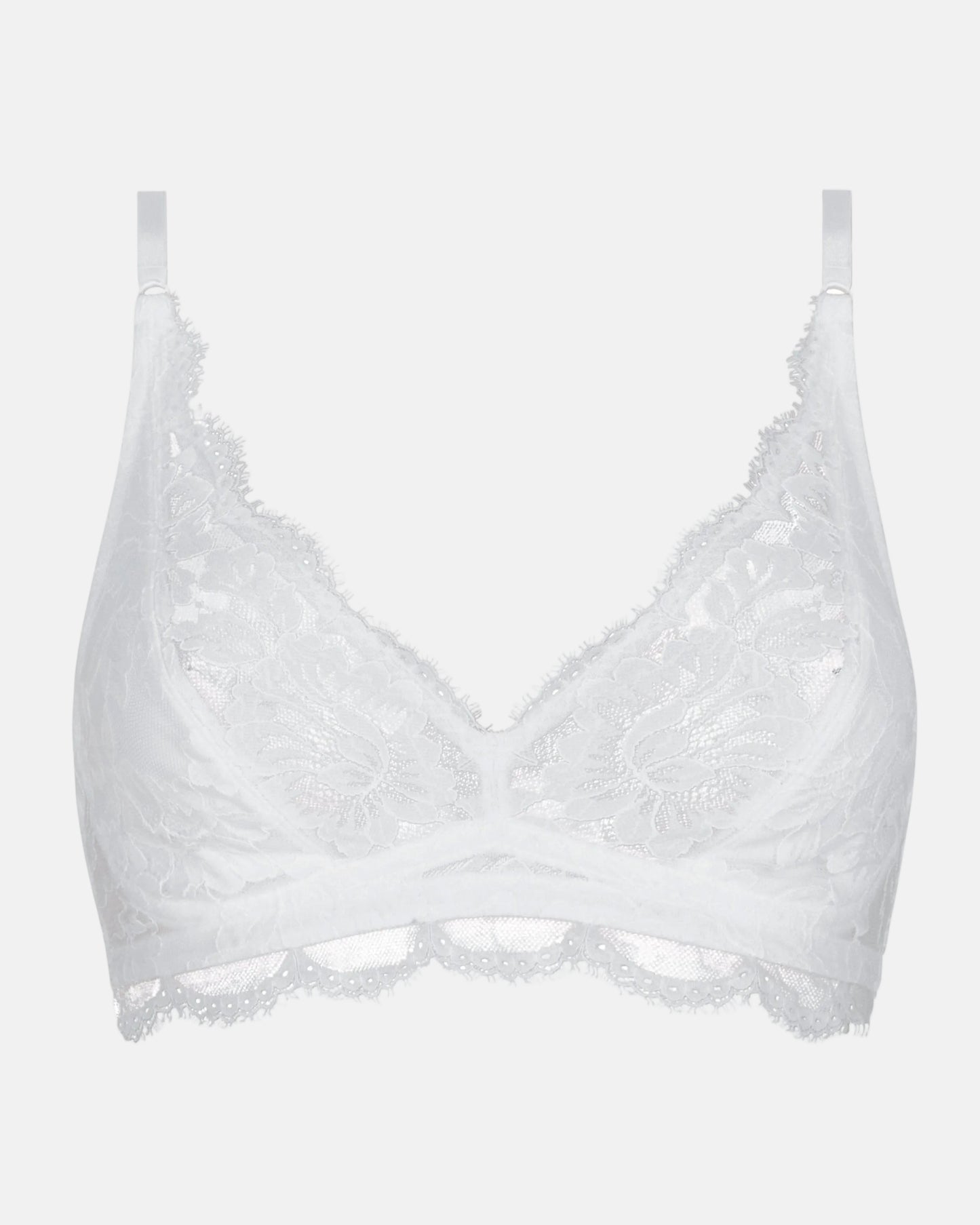 BH Mey amazing spilefri wireless triangel white hvit uvattert, undertøy norge frilin dame