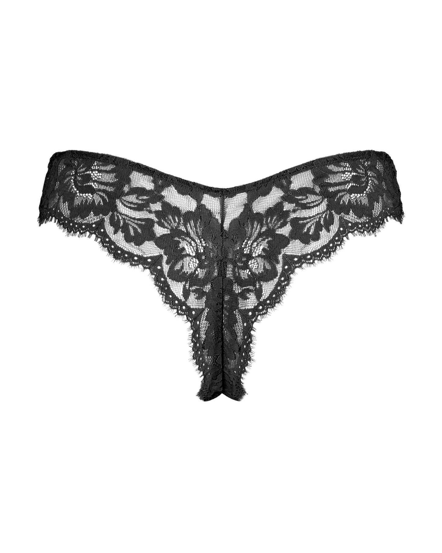 Thong string truse Mey amazing, svart black blonde undertøy