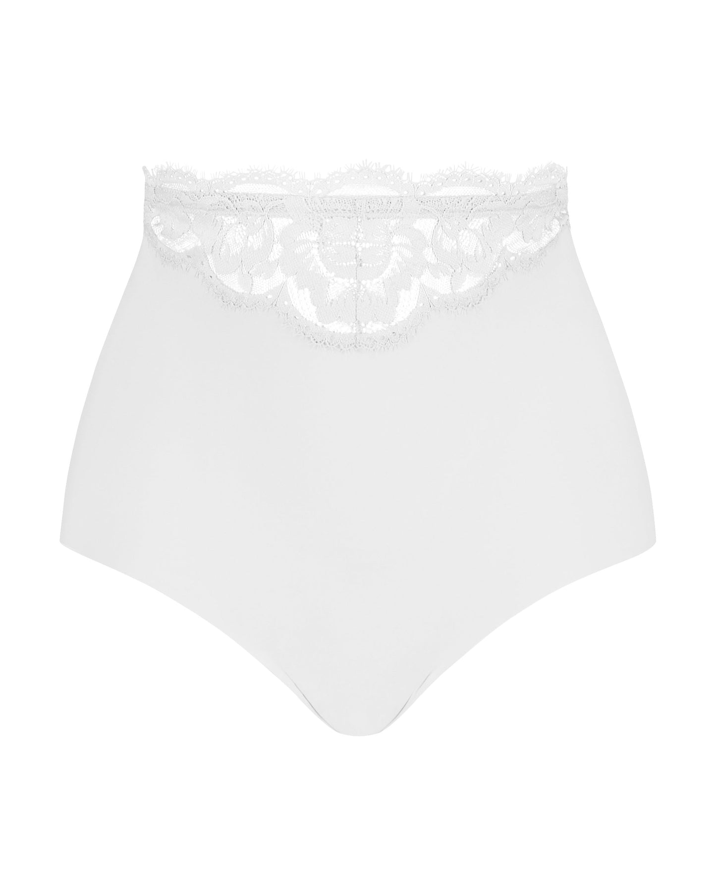 Truse høy high waist Mey amazing, hvit white blonde sømløs undertøy