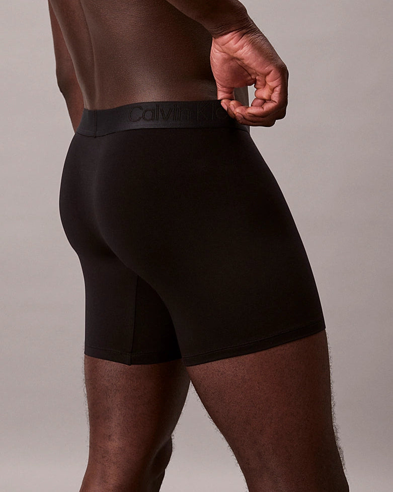 Boxer herre 3 pakk calvin klein, svart lyocell underbukse, Frilin undertøy underwear