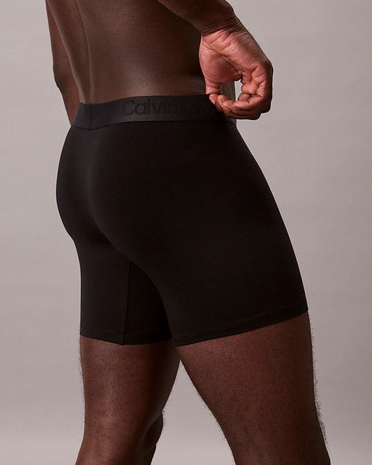 Boxer herre 3 pakk calvin klein, svart lyocell underbukse, Frilin undertøy underwear