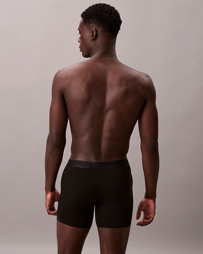 Boxer herre 3 pakk calvin klein, svart lyocell underbukse, Frilin undertøy underwear